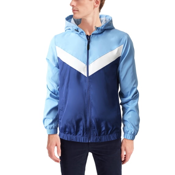 Hat and Beyond Mens Premium Lightweight Windbreaker Jacket Hooded Acitve Waterproof