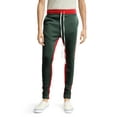 thumbnail image 1 of Hat and Beyond Mens Premium Stripe Track Pants Slim Fit Two-Tone Jogger Pants, 1 of 6