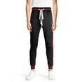 thumbnail image 1 of Hat and Beyond Mens Premium Two Tone Side Stripe Track Pants Slim Fit Stretch, 1 of 6