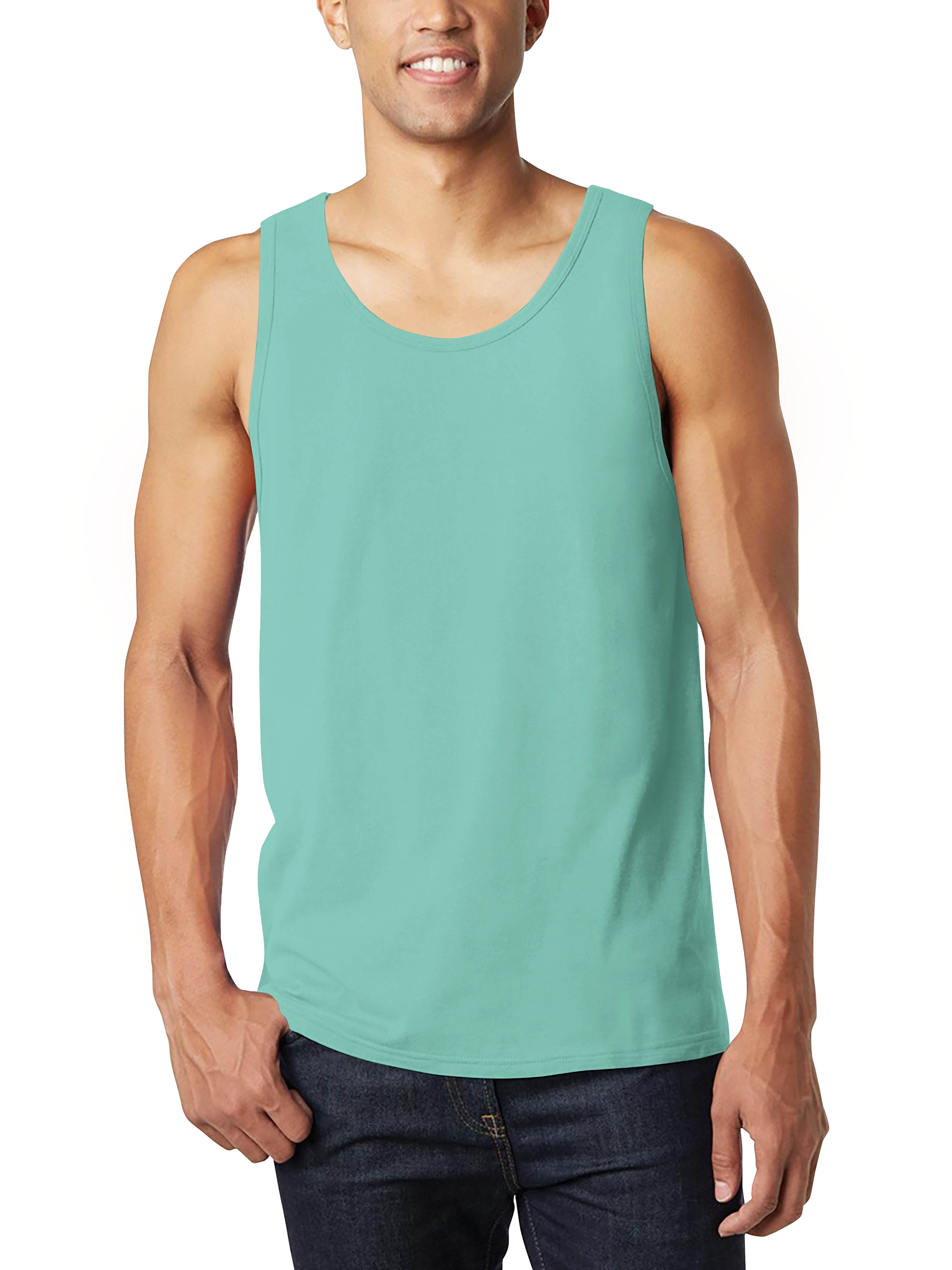 Blue 2 tone tank top