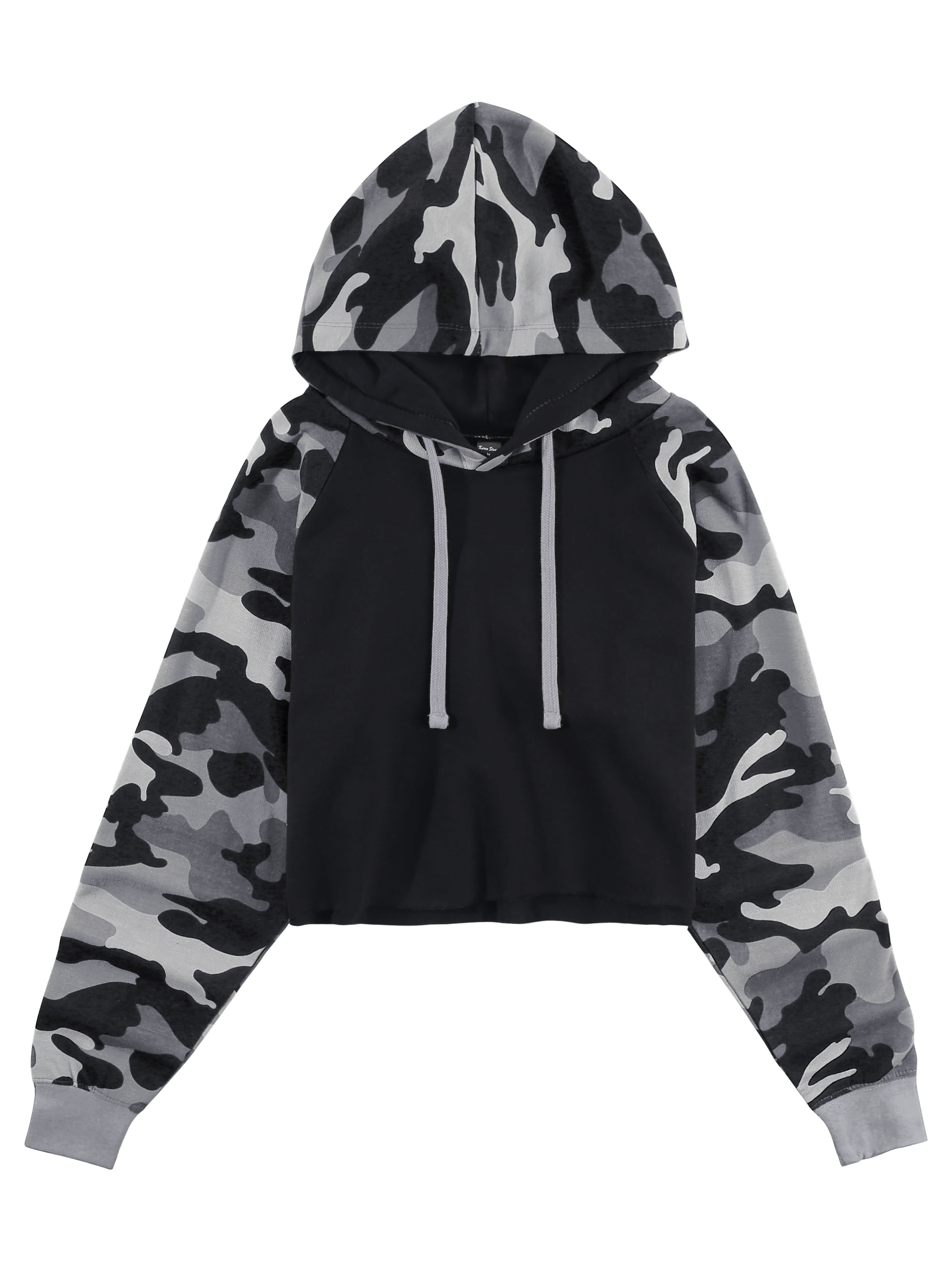 Hat and Beyond Women's Basic Crop Top Hoodie Pullover Fleece Hooded Sweatshirt Long Sleeve