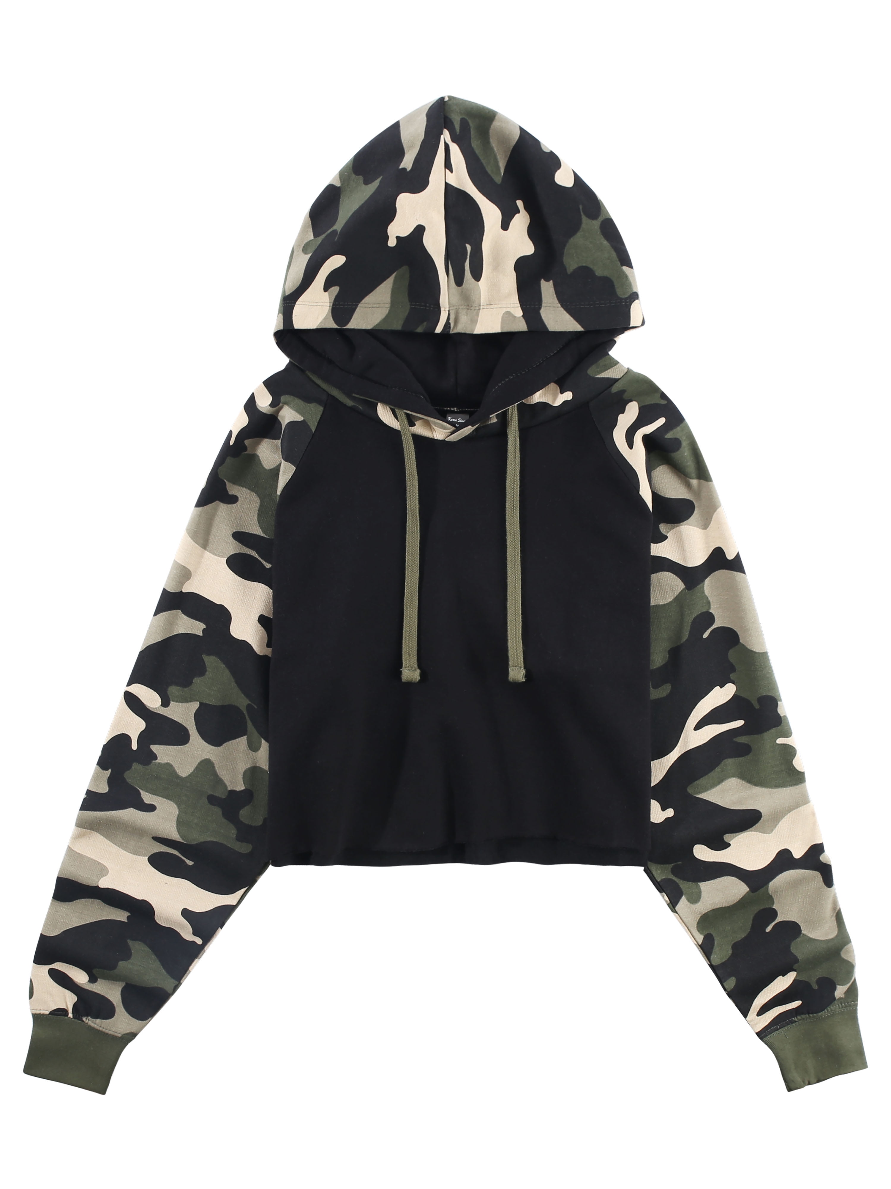 Hat and Beyond Women's Basic Crop Top Hoodie Pullover Fleece Hooded Sweatshirt Long Sleeve