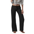 thumbnail image 1 of Hat and Beyond Women's Casual Palazzo Linen Pants Trousers with Lantern Drawstring, 1 of 4