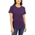 thumbnail image 1 of Hat and Beyond Women's Casual Scoop Neck Round Hem Top Short Sleeve Tee Shirt, 1 of 6