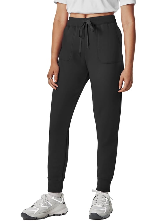 Women's Fleece Lightweight Sweatpants Skinny Fit Soft Plush Lining