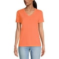 thumbnail image 1 of Hat and Beyond Women's Lightweight V-Neck Tee Superior Printability, 1 of 6