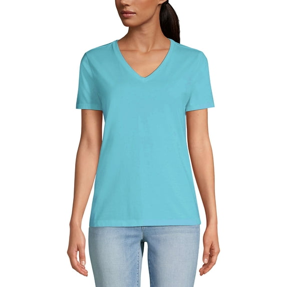 Hat and Beyond Women's Lightweight V-Neck Tee Superior Printability