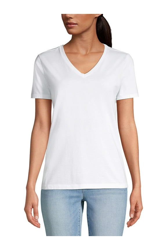 Women's Lightweight V-Neck Tee Superior Printability