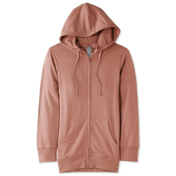 Hat and Beyond Women's Premium French Terry Cotton Face Wrinkle Resistant Zip Up Hoodie for Training