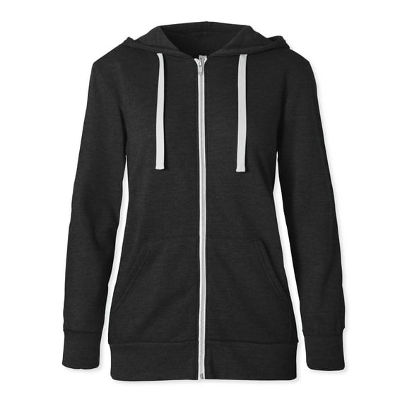 Hat and Beyond Women's Premium Unisex Fit Tri Blend Material Zip-Up YKK Zipper All-Season Hooded Sweater