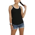 thumbnail image 1 of Hat and Beyond Women's Racer Back Sleeveless T-Shirts with Contrast Binding, 1 of 6