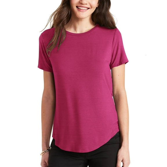 Hat and Beyond Women's Rounded Hemline Exercise Top Tunic Athleisure Yoga T Shirt