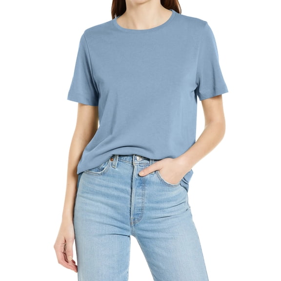 Hat and Beyond Womens Casual Crew Neck Comfort Top Short Sleeved Tee Shirt