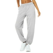 HAT AND BEYOND Womens Premium Lightweight Oversized Athletic Jogger Sweatpants