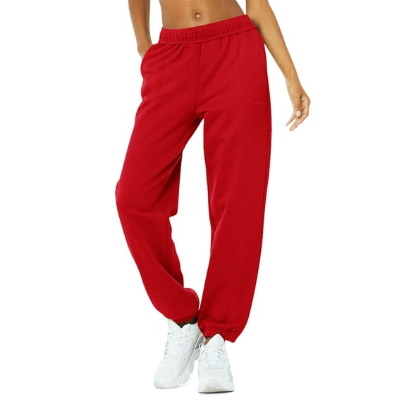 Hat and Beyond Womens Premium Lightweight Oversized Athletic Jogger Sweatpants