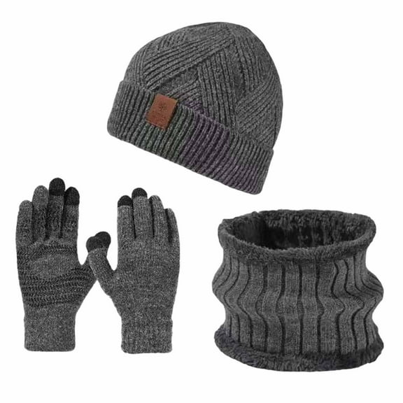 Hat for Women Mens Hats Hat Scarf And Glove Set Fashionable Outdoor Baby Warm Three Piece Set