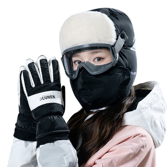 Hat for Women Winter Hat Hat for Men And Women With Winter Windproof Riding Cold Plus Thick Head Warm Lei Feng Hat Men's Northeast Hat