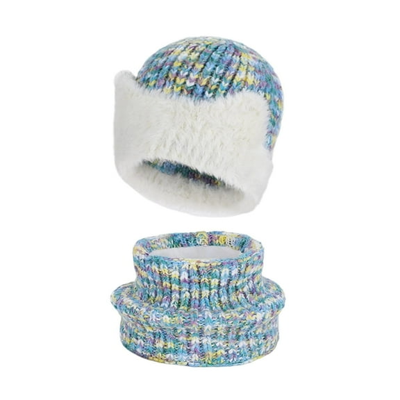 Hat for Women Winter Hat Winter Warm Knit Hat And Neck Scarf for Stylish Outdoor Ear Hat for Cold Weather Activities