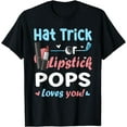 thumbnail image 1 of Hat trick or Lipstick Pops Loves You Gender Reveal T-Shirt, 1 of 3