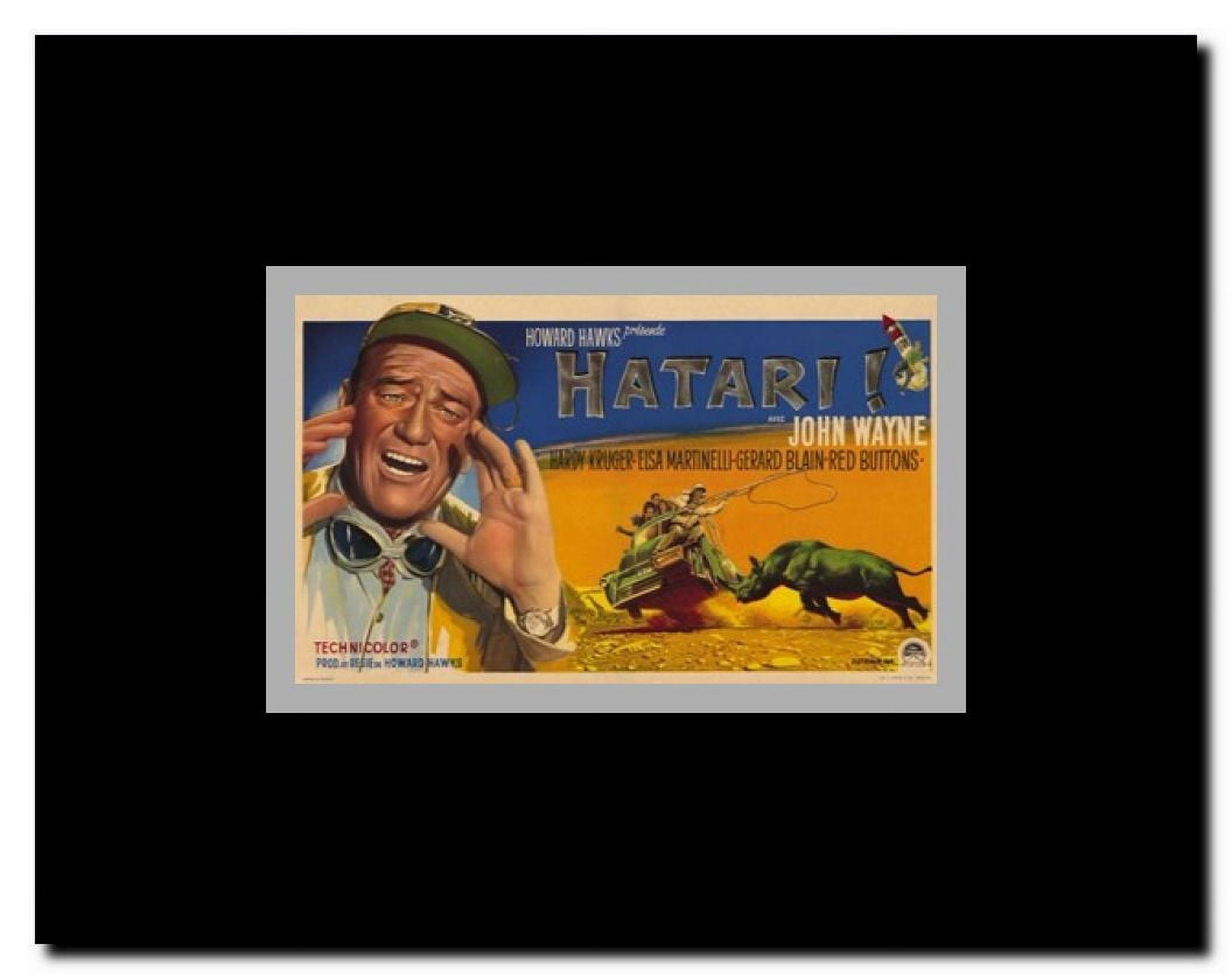 Hatari Framed Movie Poster