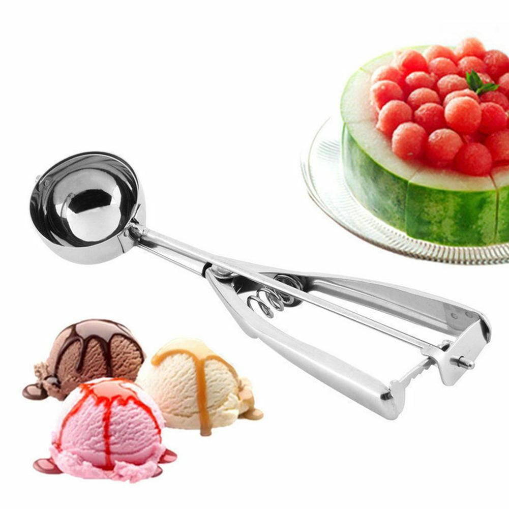 Ice Cream Scoop, Stainless Steel Scoop For Ice Cream/mashed  Potatoes/fruits, Stainless Steel Trigger Ice Cream Scoop With Handle - Ice  Cream Tools - AliExpress