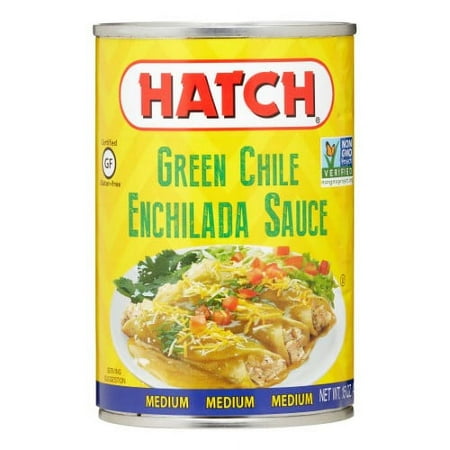 Hatch Chile Company Medium Green Chile Enchilada Sauce (Pack of 4)
