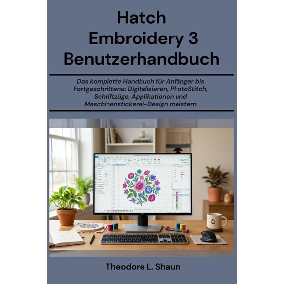 Hatch Embroidery 3 Benutzerhandbuch: Das komplette Handbuch fÃ¼r AnfÃ¤nger bis Fortgeschrittene: Digitalisieren, PhotoStit, (Paperback)