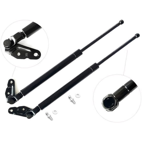Hatch Lift Support Shock Kit - Compatible with 2000 - 2005 Toyota Celica 1.8L GT GTS Hatchback (with Stock Spoiler on Hatch) (without TRD Package) 2001 2002 2003 2004