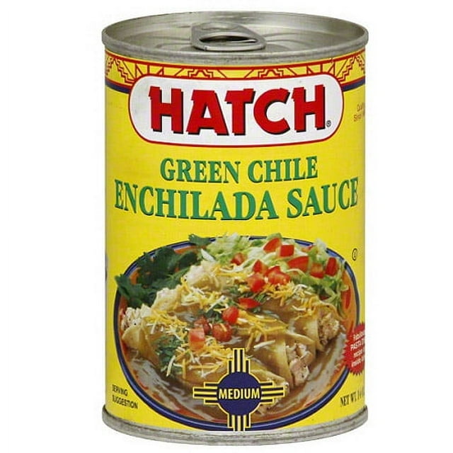 Hatch Medium Green Chile Enchilada Sauce, 15 oz, (Pack of 12)