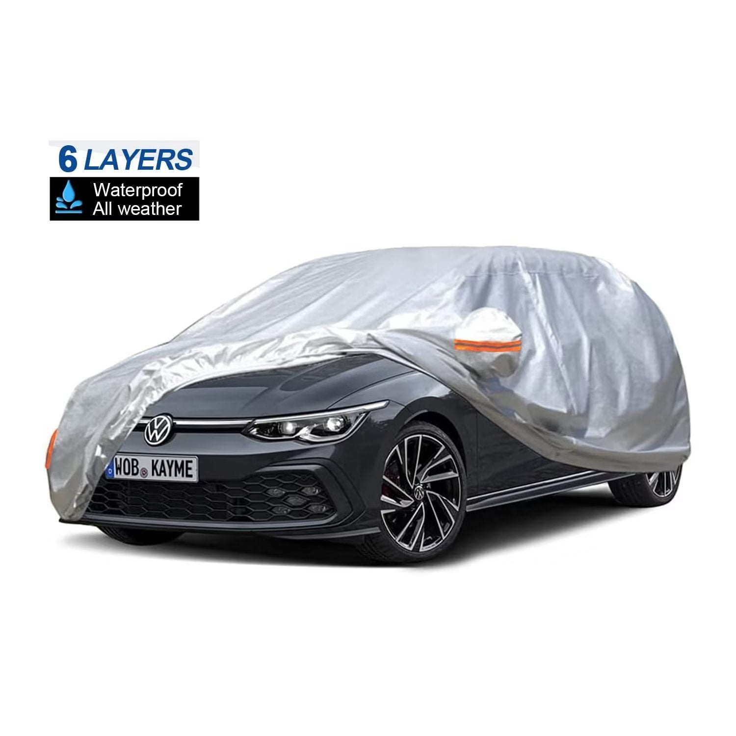 Hatchback Car Cover for Automobiles Waterproof All Weather, Size