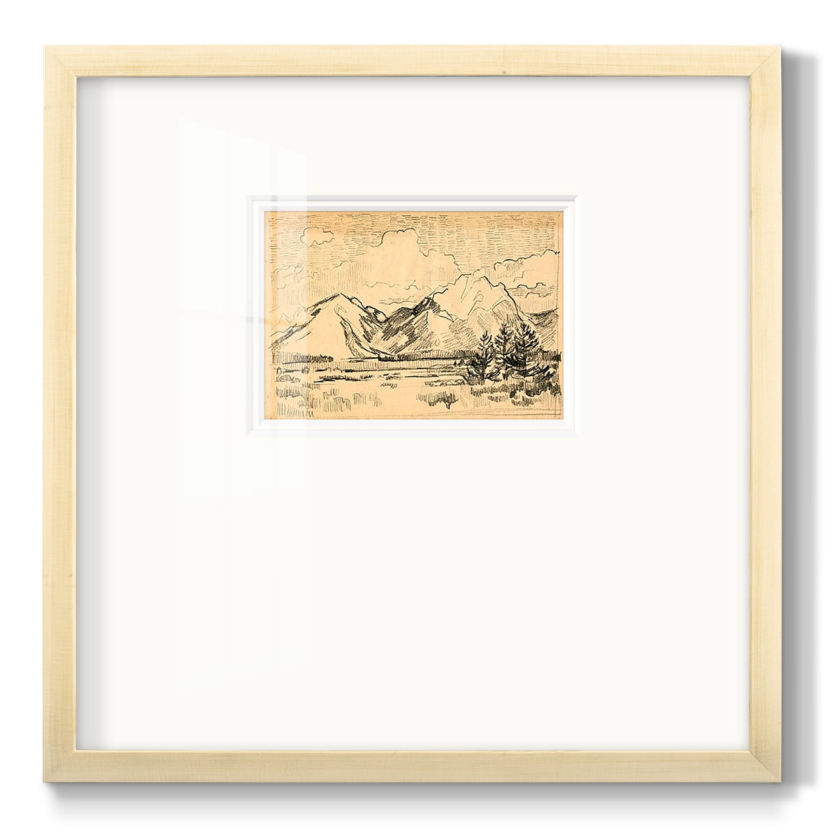 Hatched Horizon IIPremium Framed Print