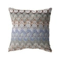 thumbnail image 1 of Amrita Sen Hatches Suede Pillow With Muted Orange Finish CAPL83FSDS-BL-20x20, 1 of 5