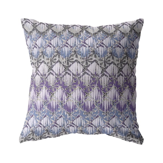 Amrita Sen Broadcloth Zippered Pillow With Muted Purple CAPL82BrCDS-ZP-20x20