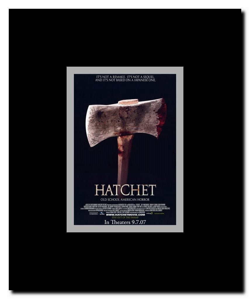 Hatchet Framed Movie Poster