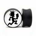 thumbnail image 1 of Hatchetman Double Flared Acrylic Gauges/Plugs 2G (6MM) 2 Piece (1 Pair) (B/75), 1 of 3