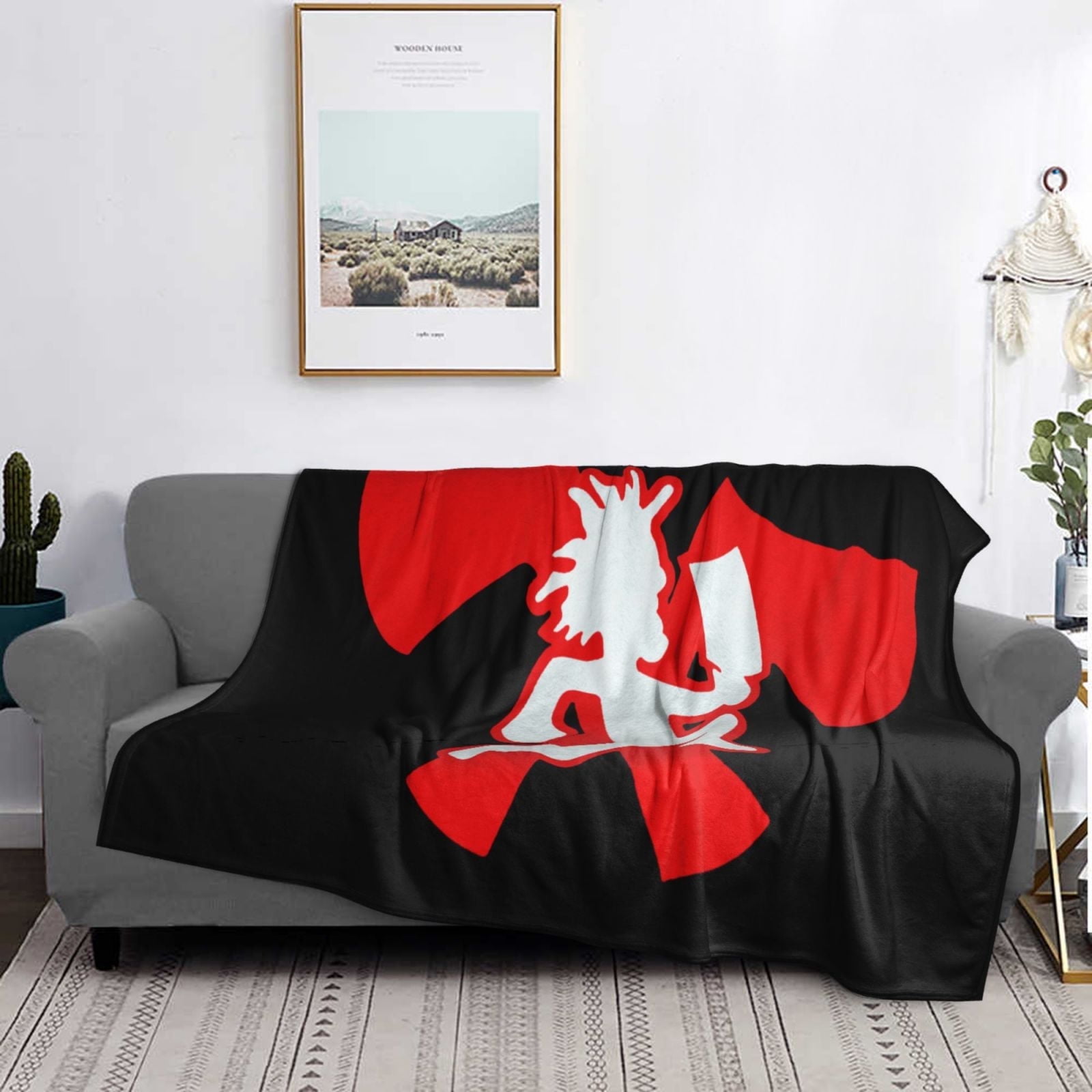 Hatchetman Icp Flannel Blanket Funny Ultra-Soft Micro Warm Throw