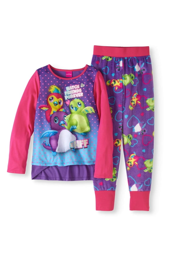 Hatchimal Girl's 2 Piece Sleep Set
