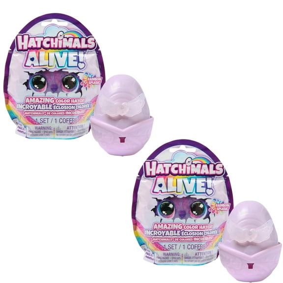 Hatchimals Alive Rainbow Splash 2-Pack (Styles May Vary)