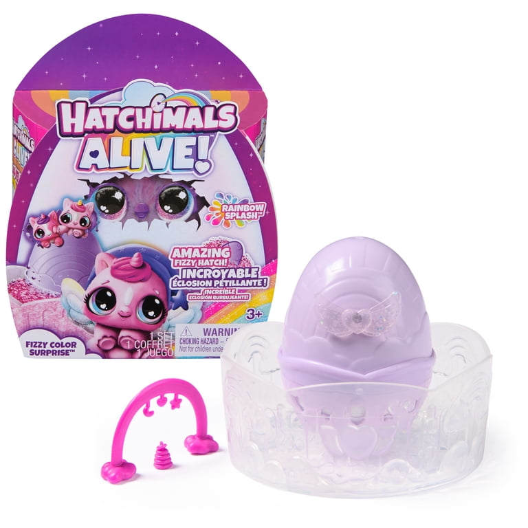 Hatchimals Rainbow Splash Fizzy Surprise Egg with Twin or Triplet