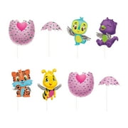 Hatchimals Birthday Party Photo Booth Props, 8pcs