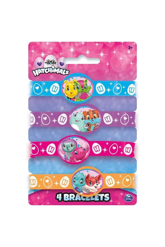 Characters Silicone Bracelet (Pack of 4)