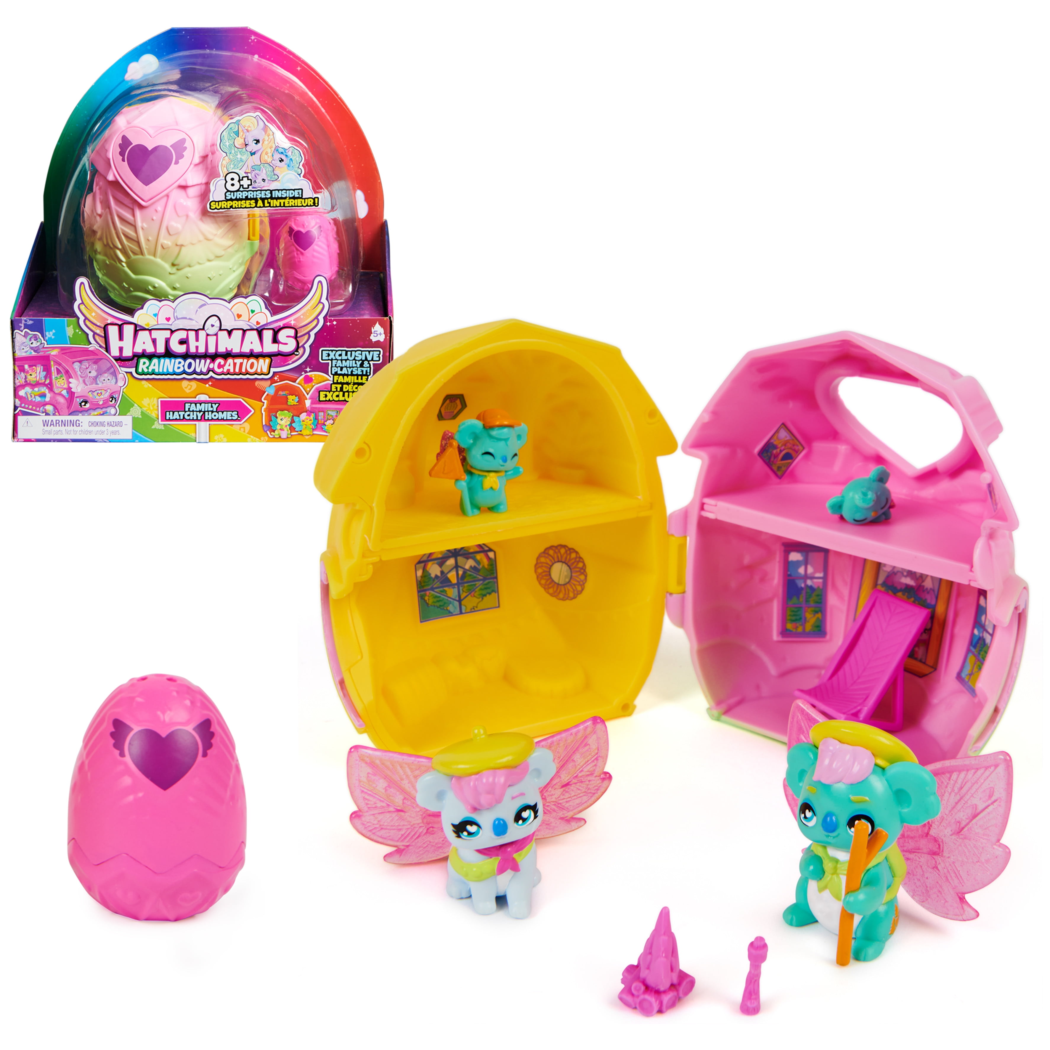  Hatchimals CollEGGtibles, Unicorn Family Carton with Surprise  Playset, 10 Characters and 2 Accessories, Kids Toys for Girls Ages 5 and up  : Toys & Games