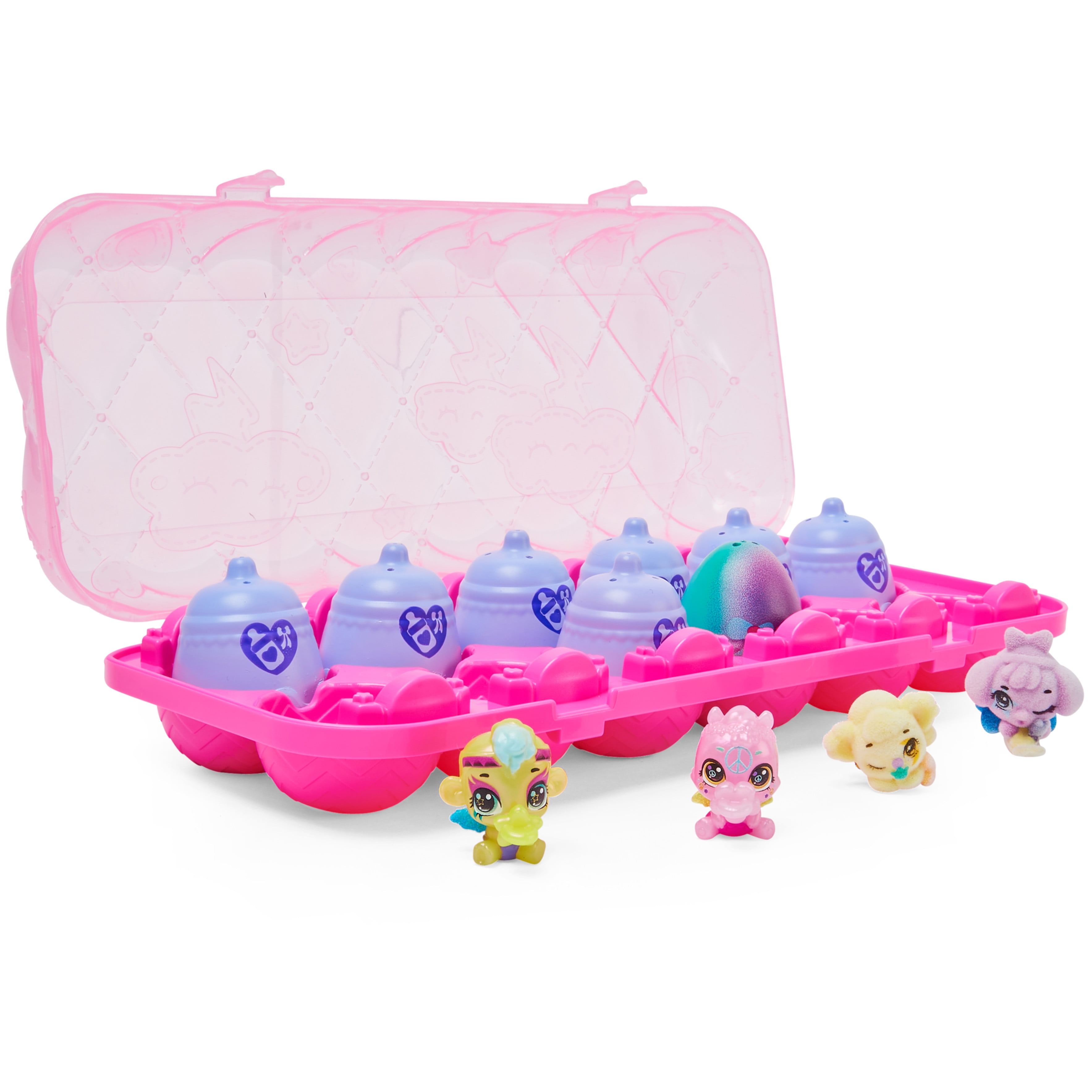 Hatchimals Alive, Egg Carton Toy with 5 Mini Figures in Self-Hatching Eggs