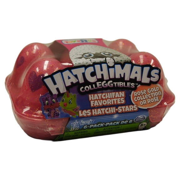Hatchimals ColleGGtibles Rose Gold Collection 6 pack carton