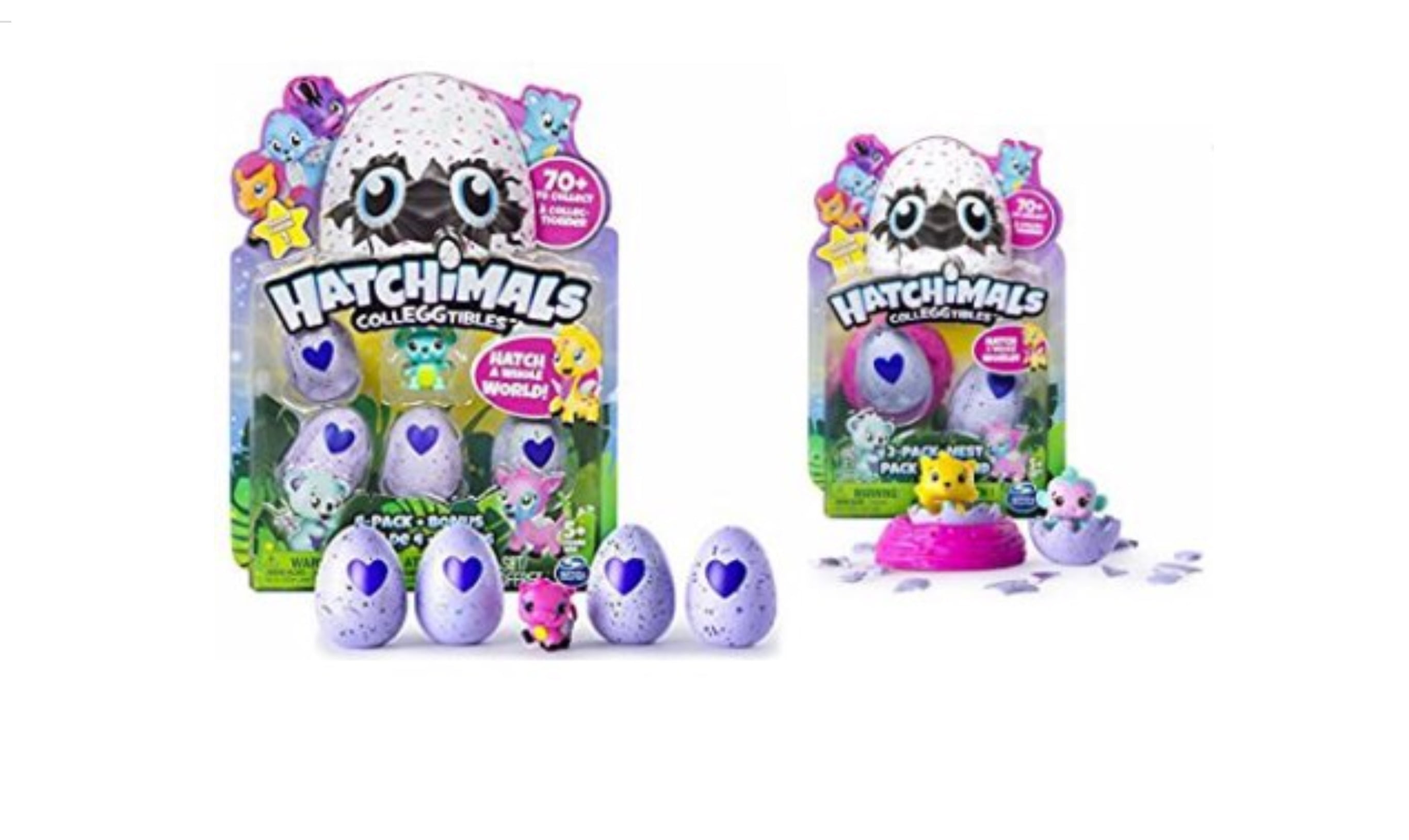 Hatchimals Colleggtibles Set - 4 Pack with Bonus + 2 Pack (Random Styles)