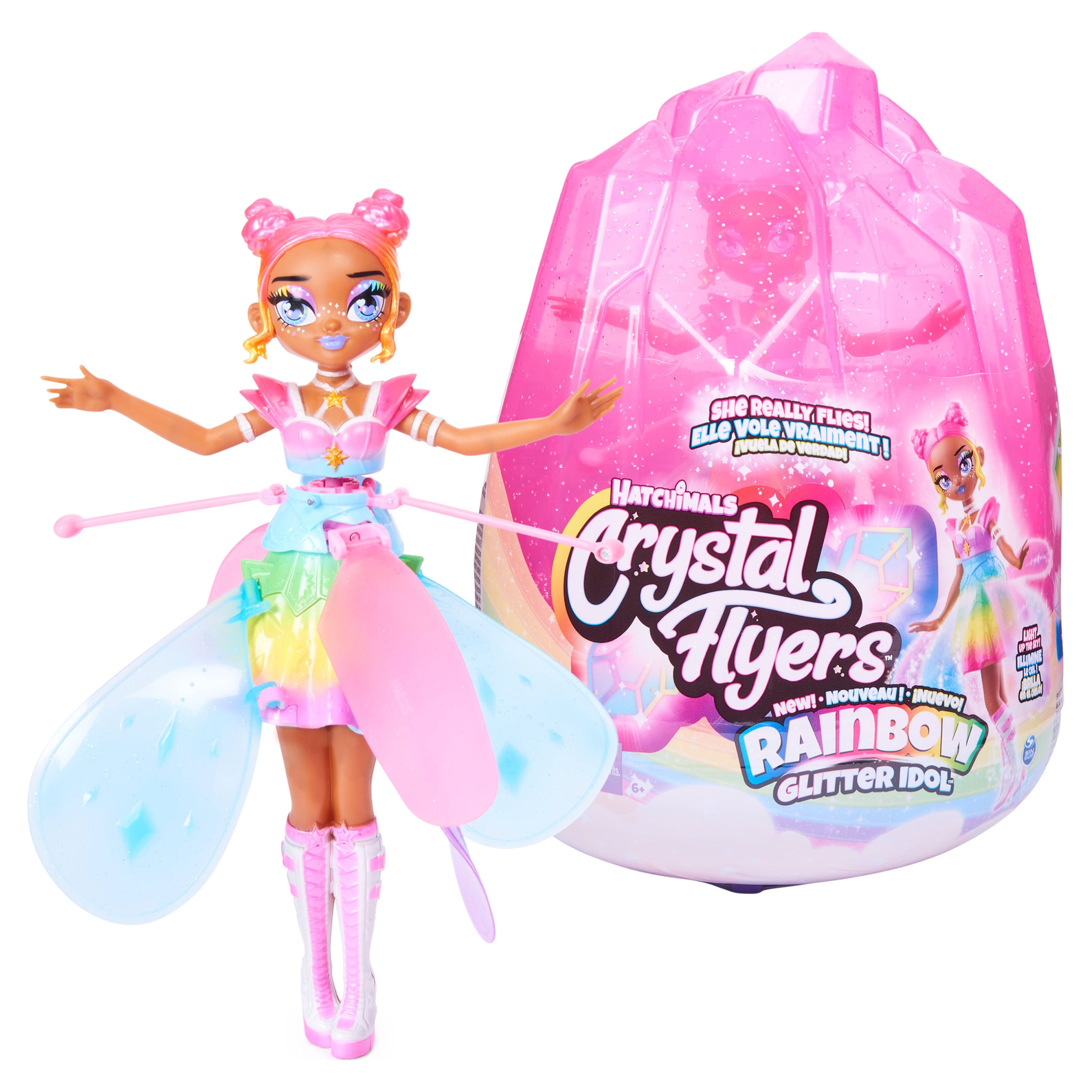 Hatchimals Pixies, Crystal Flyers Pink Magical Flying Pixie Toy, Girl Toys,  Girls Gifts for Ages 6 and up 