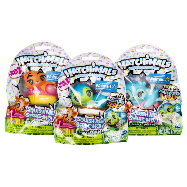 Hatchimals HatchiMallows Soft Squishy Hatchimals Sweet Series Easter Basket Toy Exclusively Available at Walmart for Ages 5 and Up Styles May