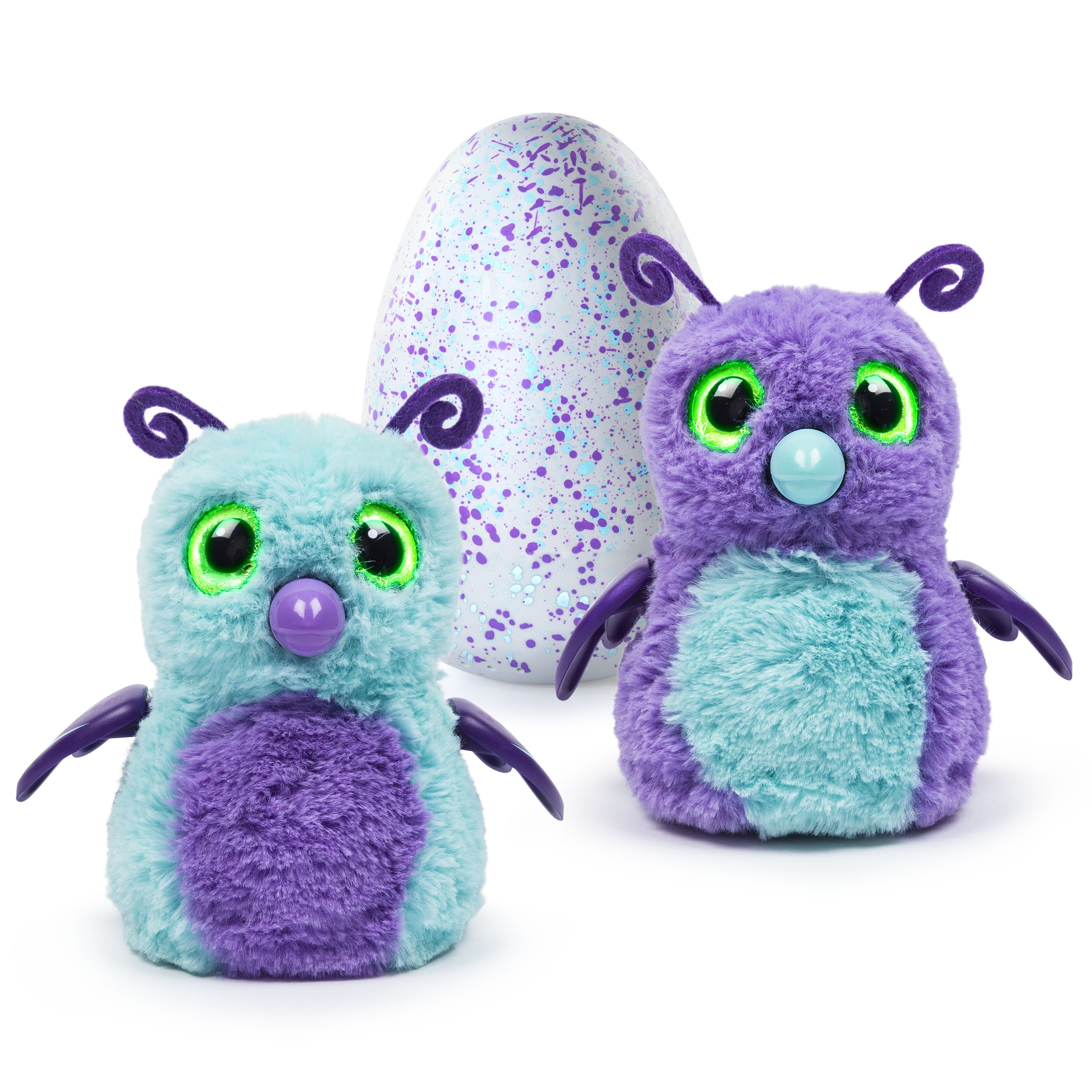 Hatchimals - Hatching Egg - Interactive Creature - Burtle - Purple/Teal Egg - Walmart Exclusive by Spin Master - image 1 of 7