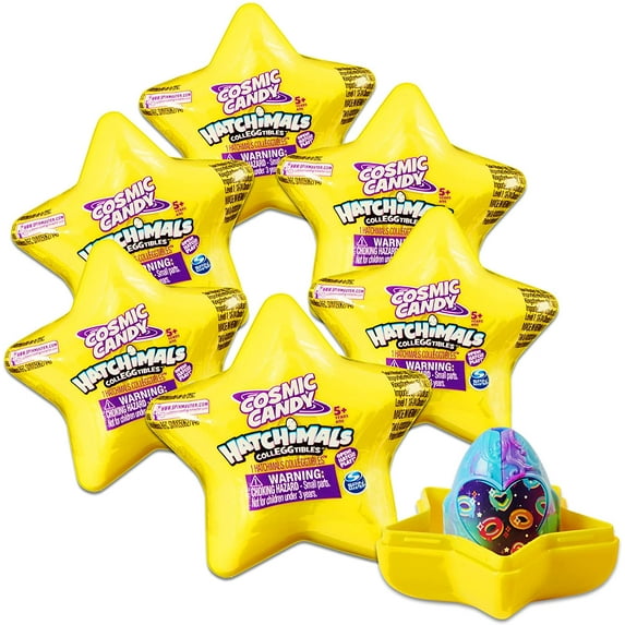 Hatchimals Mystery Pack Bundle ~ 6 Pack Cosmic Candy Hatchimals Colleggtibles