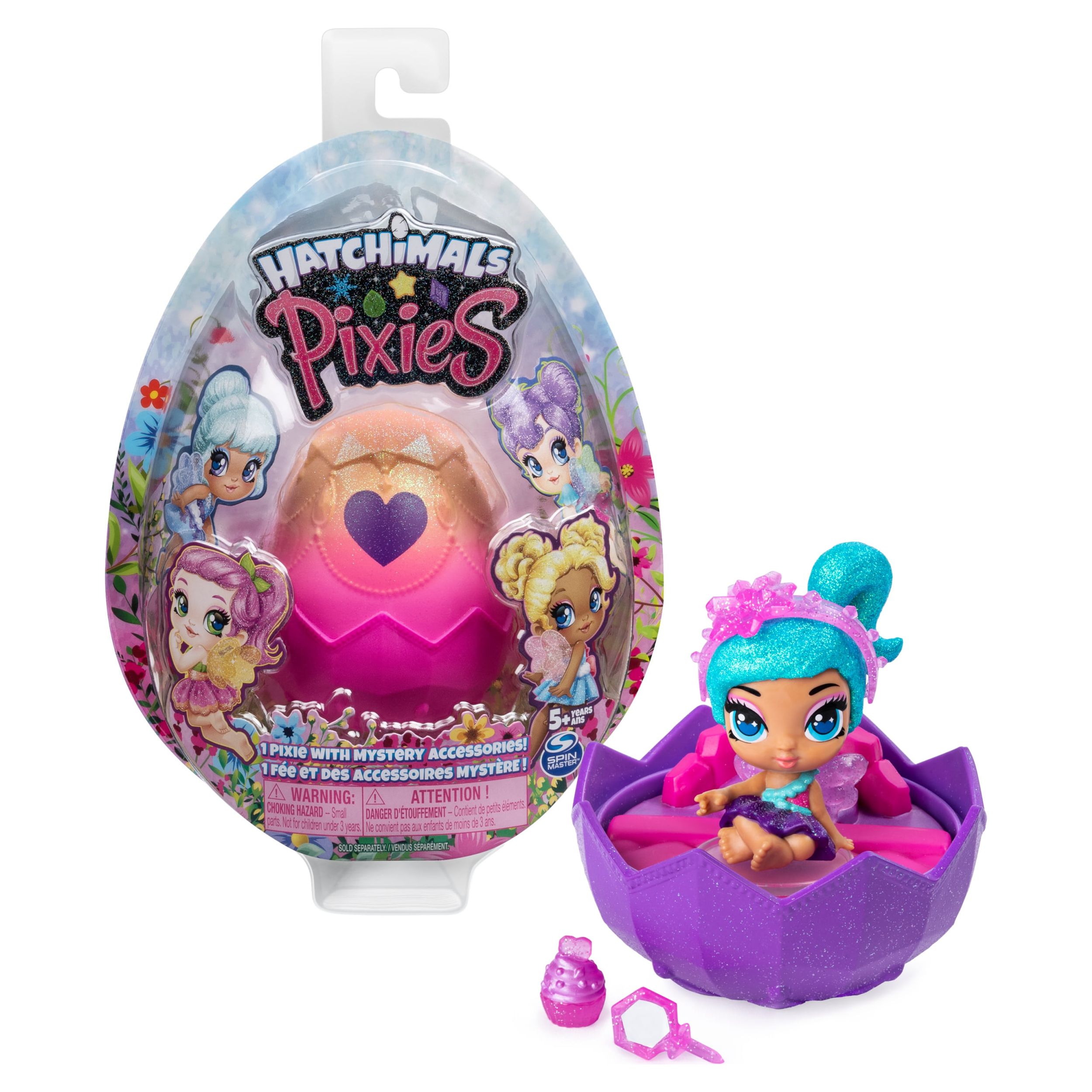 Hatchimals Pixies, 2.5-Inch Collectible Doll and Accessories (Styles May Vary), for Kids Aged 5 and Up - image 1 of 10